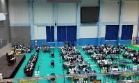 [생중계]제9회 전국동시지방선거 개표 시작… 한석봉체육관서 긴장감 속 개표 진행