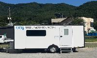 폭염 속 야외 공공근로자 '이동식 쉼터' 운영